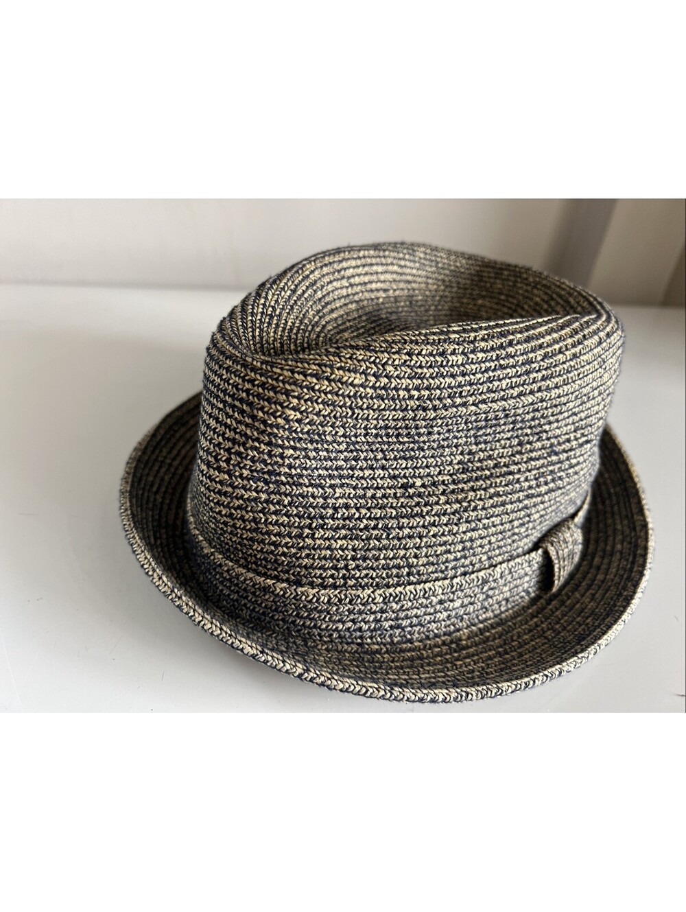 Country Gentleman mens hat Blue and white Classic look